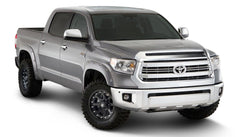 Bushwacker 30918-53 Fender Flares Pocket Style-Color Silver Sky Metallic Smooth Finish 4 Pc - Body from Black Patch Performance