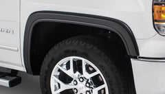 Bushwacker 40962-02 Black OE-Style Smooth Finish 4-Piece Fender Flare Set for 2014-2015 GMC Sierra 1500; Fits 69.3 In. Bed - Body from Black Patch Performance