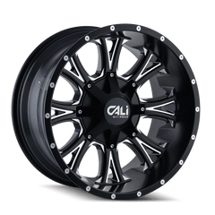 20x10 CALI OFF - ROAD AMERICANA 6x135 6x5.5 Offset ( - 25) Center Bore (106) Style #9101 | 9101 - 2137M - Black Patch Performance - CALI91012137M