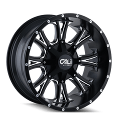 20x10 CALI OFF - ROAD AMERICANA 8x6.5 8x170 Offset ( - 25) Center Bore (130.8) Style #9101 | 9101 - 2176M - Black Patch Performance - CALI91012176M