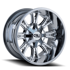 22x14 CALI OFF - ROAD AMERICANA 6x135 6x5.5 Offset ( - 76) Center Bore (106) Style #9101 | 9101 - 22437C - Black Patch Performance - CALI910122437C
