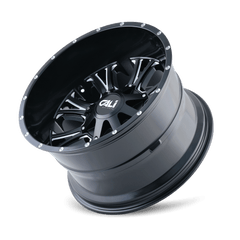 20x12 CALI OFF - ROAD AMERICANA 8x180 Offset ( - 44) Center Bore (124.1) Style #9101 | 9101 - 2278M - Black Patch Performance - CALI91012278M