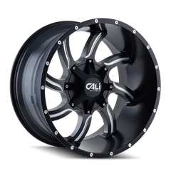 20x9 CALI OFF - ROAD TWISTED 8x6.5 8x170 Offset (18) Center Bore (130.8) Style #9102 | 9102 - 2976M18 - Black Patch Performance - CALI91022976M18
