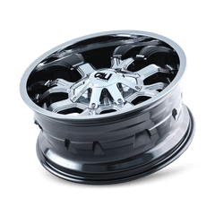 22x10 CALI OFF - ROAD DIRTY 8x6.5 8x170 Offset ( - 19) Center Bore (130.8) Style #9104 | 9104 - 22176C - Black Patch Performance - CALI910422176C