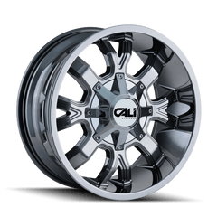22x10 CALI OFF - ROAD DIRTY 8x6.5 8x170 Offset ( - 19) Center Bore (130.8) Style #9104 | 9104 - 22176C - Black Patch Performance - CALI910422176C
