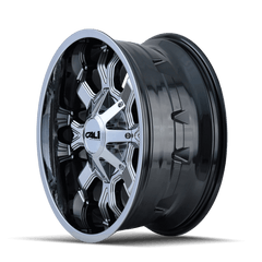 20x9 CALI OFF - ROAD DIRTY 5x5 5x5.5 Offset (0) Center Bore (87) Style #9104 | 9104 - 2952C - Black Patch Performance - CALI91042952C