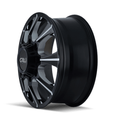 22x8.25 CALI OFF - ROAD BRUTAL 8x200 Offset (127) Center Bore (142) Style #9105 | 9105 - 22877BF - Black Patch Performance - CALI910522877BF