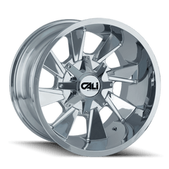 20x10 CALI OFF - ROAD DISTORTED 8x180 Offset ( - 19) Center Bore (124.1) Style #9106 | 9106 - 2178C - Black Patch Performance - CALI91062178C
