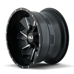 24x12 CALI OFF-ROAD DISTORTED 8x6.5 8x170 Offset (-44) Center Bore (130.8) Style 9106 | 9106-24276M - Black Patch Performance - CALI910624276M