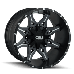 20x10 CALI OFF - ROAD OBNOXIOUS 8x180 Offset ( - 19) Center Bore (124.1) Style #9107 | 9107 - 2178M - Black Patch Performance - CALI91072178M