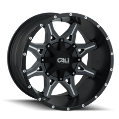 20x9 CALI OFF - ROAD OBNOXIOUS 8x6.5 8x170 Offset (0) Center Bore (130.8) Style #9107 | 9107 - 2976M - Black Patch Performance - CALI91072976M