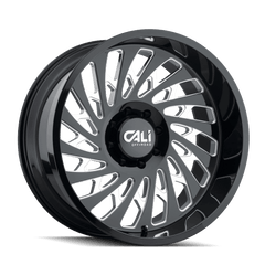 20x10 CALI OFF - ROAD SWITCHBACK 5x5 Offset ( - 25) Center Bore (78.1) Style #9108 | 9108 - 2173BM - Black Patch Performance - CALI91082173BM