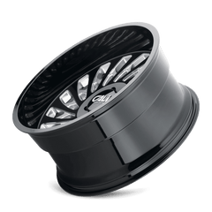 24x12 CALI OFF-ROAD SWITCHBACK 8x170 Offset (-51) Center Bore (130.8) Style 9108 | 9108-24270BM - Black Patch Performance - CALI910824270BM