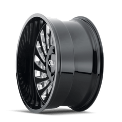 24x12 CALI OFF-ROAD SWITCHBACK 8x180 Offset (-51) Center Bore (124.1) Style 9108 | 9108-24278BM - Black Patch Performance - CALI910824278BM