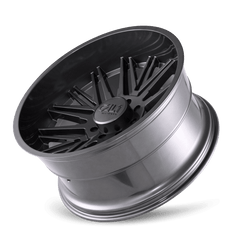 24x12 CALI OFF-ROAD RAWKON 8x180 Offset (-51) Center Bore (124.1) Style 9109 | 9109-24278GT - Black Patch Performance - CALI910924278GT