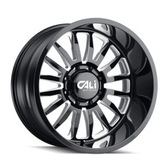 20x10 CALI OFF - ROAD SUMMIT 8x6.5 Offset ( - 25) Center Bore (125.2) Style #9110 | 9110 - 2181BM - Black Patch Performance - CALI91102181BM