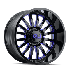 20x10 CALI OFF - ROAD SUMMIT 8x6.5 Offset ( - 25) Center Bore (125.2) Style #9110 | 9110 - 2181BTB - Black Patch Performance - CALI91102181BTB