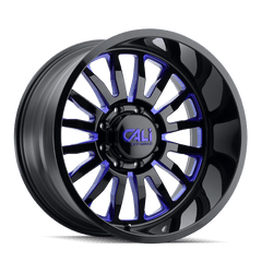 24x14 CALI OFF-ROAD SUMMIT 8x170 Offset (-76) Center Bore (125.2) Style 9110 | 9110-24470BTB - Black Patch Performance - CALI911024470BTB