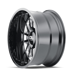 20x9 CALI OFF - ROAD SUMMIT 8x170 Offset (0) Center Bore (125.2) Style #9110 | 9110 - 2970BM - Black Patch Performance - CALI91102970BM