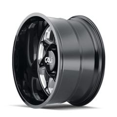 20x12 CALI OFF - ROAD SEVENFOLD 6x5.5 Offset ( - 51) Center Bore (106) Style #9111 | 9111 - 2283BM - Black Patch Performance - CALI91112283BM