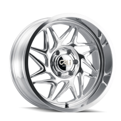 24x14 CALI OFF-ROAD GEMINI 8x180 Offset (-76) Center Bore (124.1) Style 9112 | 9112-24478P - Black Patch Performance - CALI911224478P