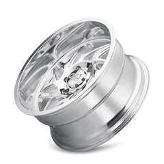 24x14 CALI OFF-ROAD GEMINI 8x180 Offset (-76) Center Bore (124.1) Style 9112 | 9112-24478P - Black Patch Performance - CALI911224478P