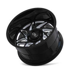20x9 CALI OFF - ROAD GEMINI 6x135 Offset (0) Center Bore (87.1) Style #9112 | 9112 - 2936BM - Black Patch Performance - CALI91122936BM