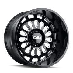20x10 CALI OFF - ROAD PARADOX 8x6.5 Offset ( - 25) Center Bore (125.2) Style #9113 | 9113 - 2181BM - Black Patch Performance - CALI91132181BM