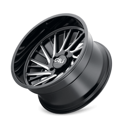 22x12 CALI OFF - ROAD PURGE 6x135 Offset ( - 51) Center Bore (87.1) Style #9114 | 9114 - 22236BM - Black Patch Performance - CALI911422236BM