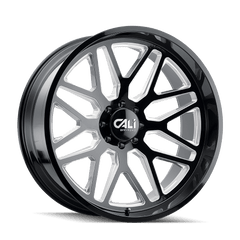 24x14 CALI OFF-ROAD INVADER 6x135 Offset (-76) Center Bore (87.1) Style 9115 | 9115-24436BM - Black Patch Performance - CALI911524436BM