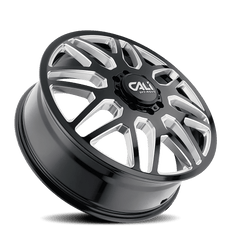22x8.25 CALI OFF - ROAD INVADER DUALLY 8 - 210 Offset ( - 232) Center Bore (154.2) Style #9115D | 9115D - 22879BMR232 - Black Patch Performance - CALI9115D22879BMR232