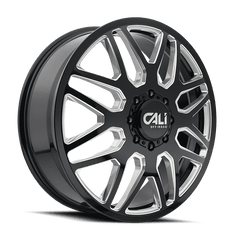 24x8.25 CALI OFF-ROAD INVADER DUALLY 8x200 Offset (115) Center Bore (142) Style 9115D | 9115D-24877BMF115 - Black Patch Performance - CALI9115D24877BMF115