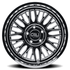 20x10 CALI OFF - ROAD VERTEX 8x170 Offset ( - 25) Center Bore (125.2) Style #9116 | 9116 - 2170C - Black Patch Performance - CALI91162170C
