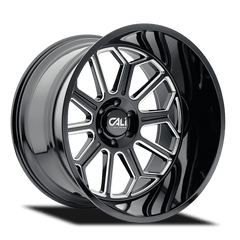 20x10 CALI OFF - ROAD AUBURN 6x135 Offset ( - 25) Center Bore (87.1) Style #9117 | 9117 - 2136BM - Black Patch Performance - CALI91172136BM