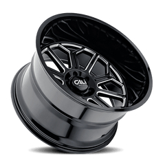 22x12 CALI OFF - ROAD AUBURN 8x6.5 Offset ( - 51) Center Bore (125.2) Style #9117 | 9117 - 22281BM - Black Patch Performance - CALI911722281BM