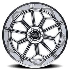 24x14 CALI OFF-ROAD AUBURN 6x5.5 Offset (-76) Center Bore (106) Style 9117 | 9117-24483P - Black Patch Performance - CALI911724483P