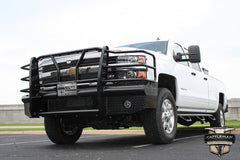 15-19 Chevrolet 2500/3500 Cattleman HD Pipe Series Bumper - Black Patch Performance - CATT2119PS