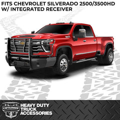 24-25 Chevrolet 2500/3500 Cattleman HD Receiver Series Bumper without Sensors - Black Patch Performance - CATT2123PR