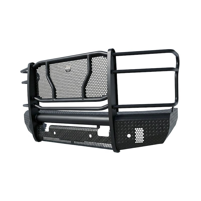 24-26 Chevrolet 2500/3500 Cattleman HD Pipe Series Bumper w/ Sensors - Black Patch Performance - CATT2123PS
