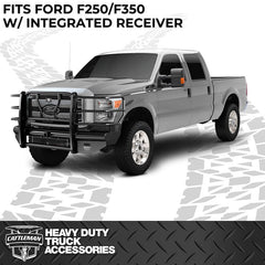 11-16 Ford F250/F350 Cattleman HD Receiver Series Bumper - Black Patch Performance - CATT2365PR