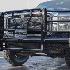 11-16 Ford F250/F350 Cattleman HD Receiver Series Bumper - Black Patch Performance - CATT2365PR