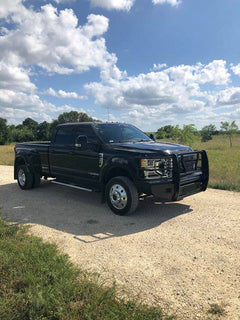 17-22 Ford F250/F350 Cattleman HD Pipe Series Bumper - Black Patch Performance - CATT2367P