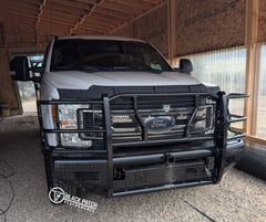 17-22 Ford F250/F350 Cattleman HD Receiver Series Bumper - Black Patch Performance - CATT2367PR