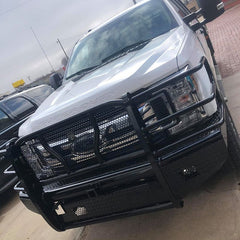 17-22 Ford F250/F350 Cattleman HD Receiver Series Bumper - Black Patch Performance - CATT2367PR
