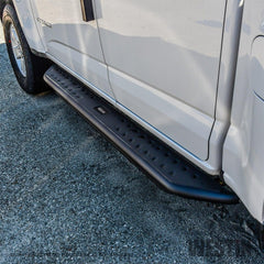 Chevrolet, GMC (Crew Cab Pickup - 2.5, 2.8, 3.6) Step Nerf Bar - Body from Black Patch Performance