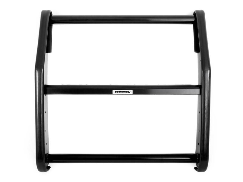 Go Rhino 5076 push bumper; representative manufacturer photo, lights not included