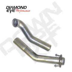 DEP Downpipe AL - Black Patch Performance - DIAM122004