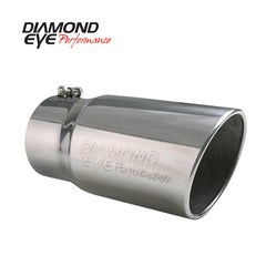 DEP Exhaust Tip SS - Black Patch Performance - DIAM4512BRADE