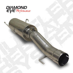DEP Muffler Delete Pipe SS - Black Patch Performance - DIAM510212