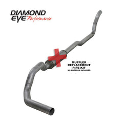 DEP Turbo Back Exhaust Kit AL - Black Patch Performance - DIAMK4209ARP